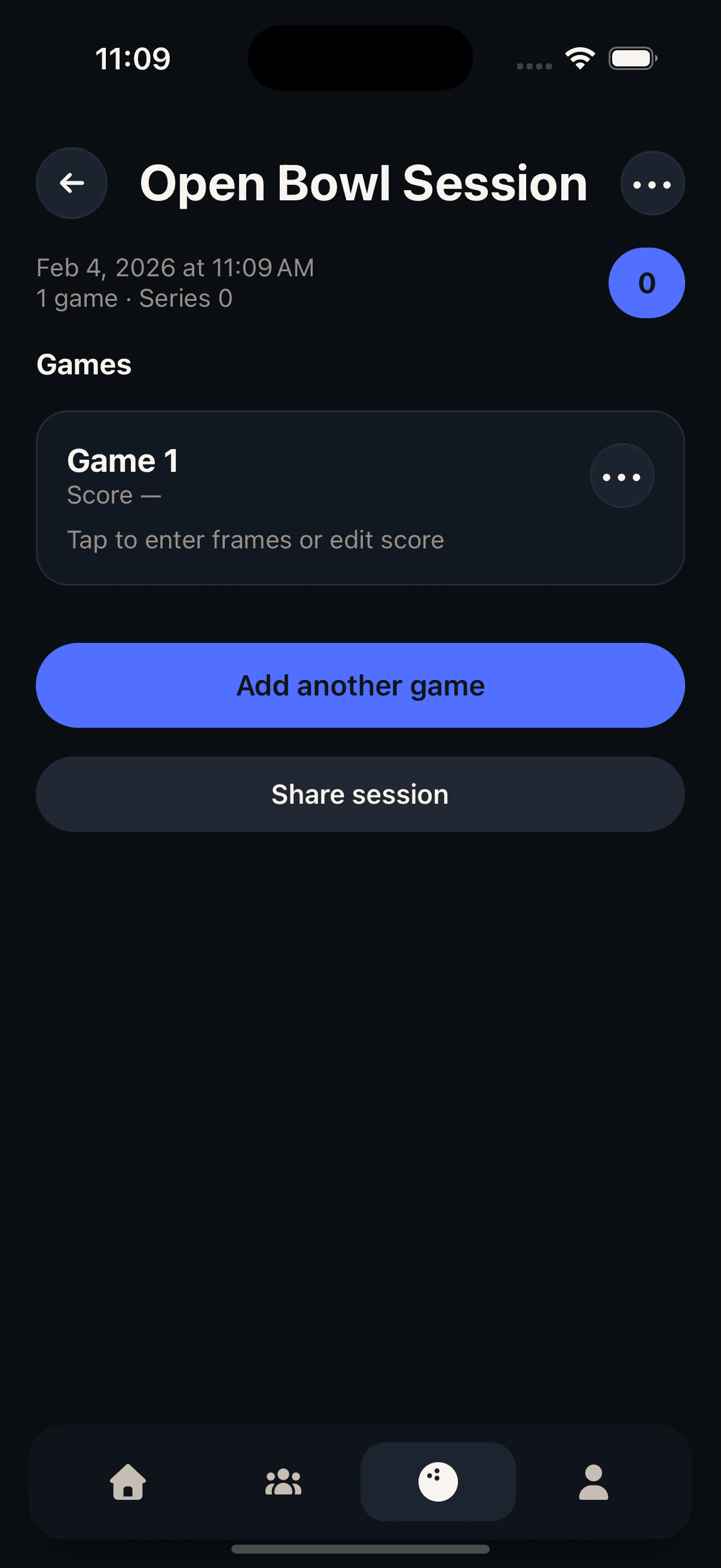 Open Bowl session overview